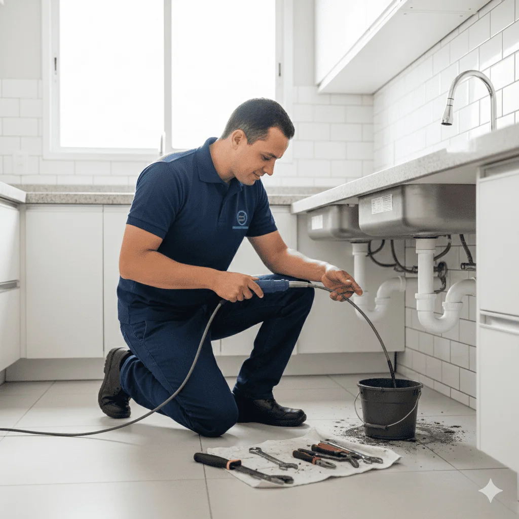 Desentupimento de Pias